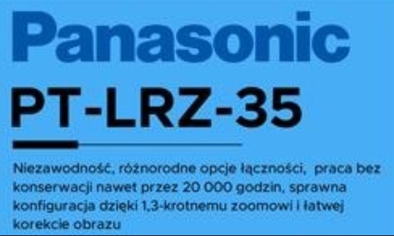 Panasonic PT-LRZ35